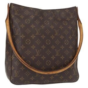 LOUIS VUITTON Monogram Looping GM Shoulder Bag M51145 LV Auth 158637